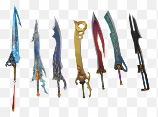 Drawn Katana Ffx - Mmd Sword Transparent Cartoon Jingfm png