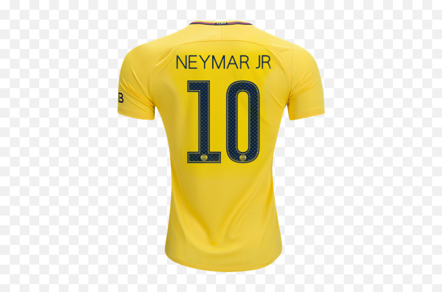 Download Hd Paris Saint - Germain 1718 Away Ucl Jersey Neymar Nike Lakers T Shirt Png,Lebron James Lakers Png