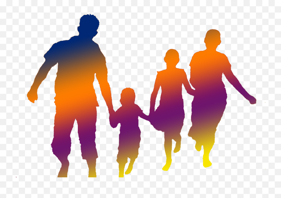 Family Portrait Silhouette Png Download Familia