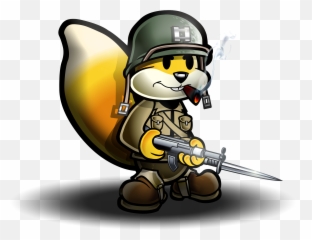 Paper Conker By Schreckengast - Soldier Shc Squirrel High Command Conker Png,Conker's Bad Fur Day Logo