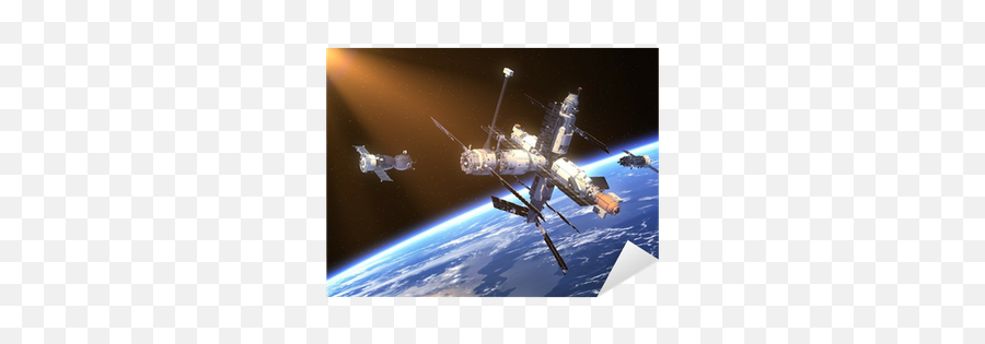 Spacecrafts And Space Station Sticker U2022 Pixers - We Live To Change Astronautical Engineering Png,Space Station Png