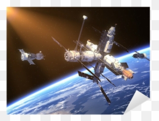 Spacecrafts And Space Station Sticker U2022 Pixers - We Live To Change Astronautical Engineering Png,Space Station Png