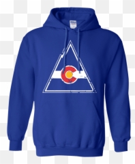 Colorado Rockies Hockey Inspired Royal - Hoodie png