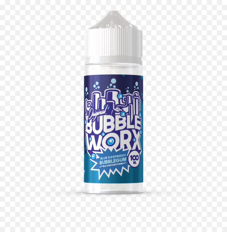 Bubbleworx - Blue Raspberry Bubblegum 100ml Solution Png,Blue Raspberry Png