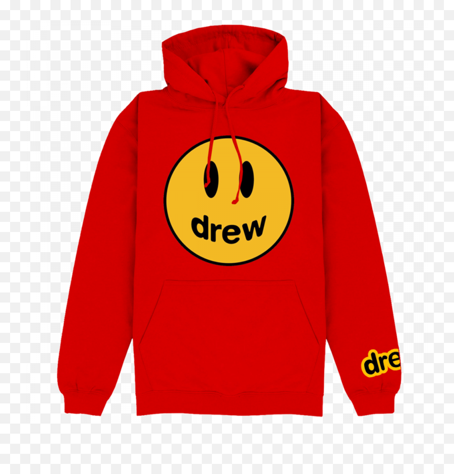 Drew House - Red Hoodie Mascot Logo Hooded Png,Drake Ovoxo Logo