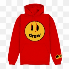 Drew House - RED HOODIE MASCOT LOGO Hooded png