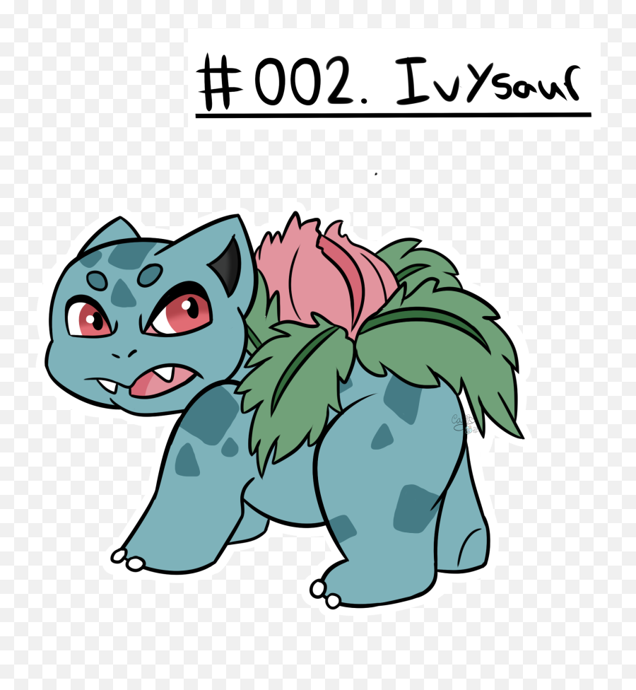 Pokedex 002 Ivysaur By Cassybabyfur - Fur Affinity Dot Net Soft Png,Ivysaur Png