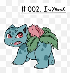 Pokedex 002 Ivysaur By Cassybabyfur - Fur Affinity Dot Net Soft Png,Ivysaur Png