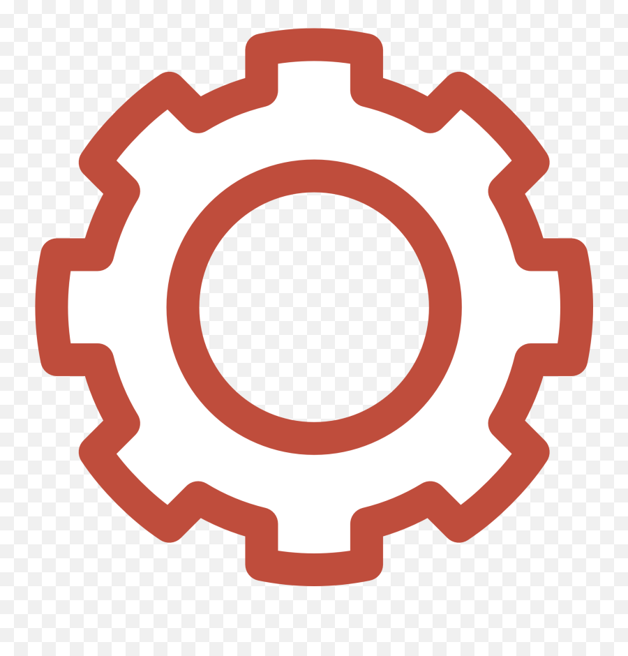 Red And White Gear Icon Free Image - Moor Park Tube Station Png,Gear Icon