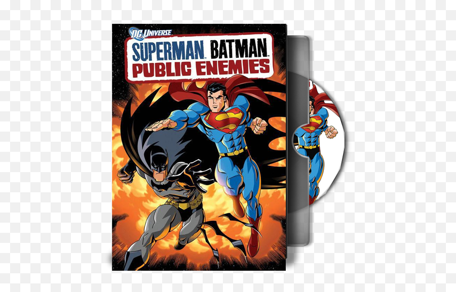 Dvd Folder Icon Superman - Batman Public Enemies From Dc Superman In Public Enemies Png,Superman Icon