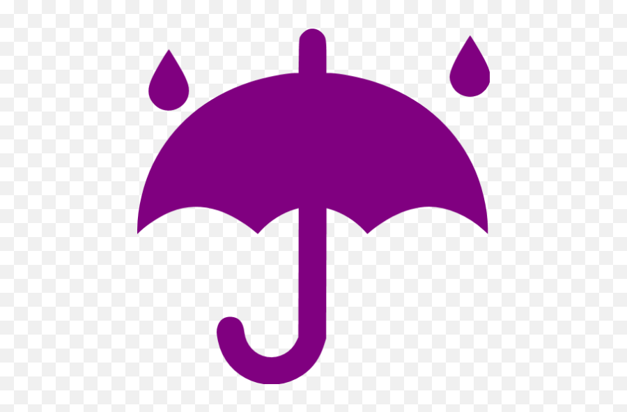 Purple Rainy Weather Icon - Free Purple Weather Icons Girly Png,Partly Cloudy Weather Icon