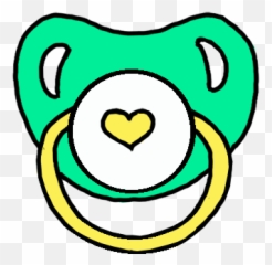 How To Draw Pacifier - Step by Easy Drawing Guides Happy png