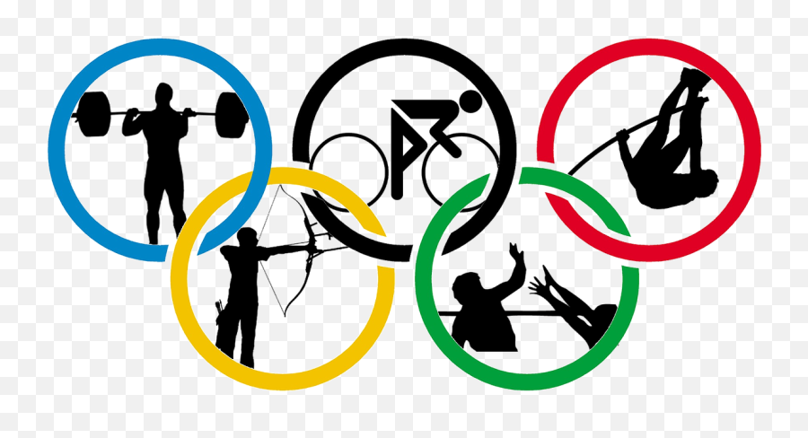 Olympic Rings Filled Populated - Los Juegos Olimpicos En La Actualidad Png,Olympic Rings Png