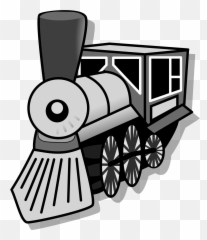 Steam Train - Icon Kereta Api HD Png Download Original Clipart Front Of