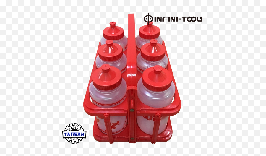Collapsible Water Bottle Carrier With 6 - 32 Oz Water Bottles Plastic Png,Bottle Cap Png