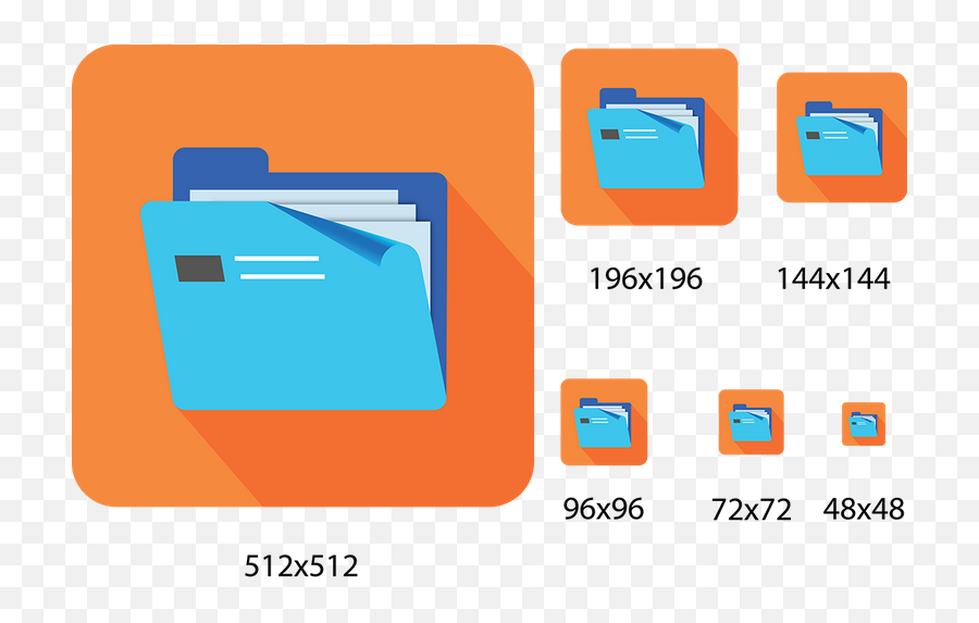 A New Logo Icon For Simple File Manager Android App U2014 Hive - Vertical Png,App Icon 72x72