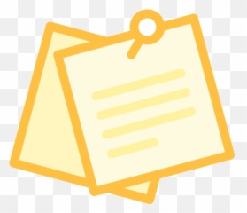Sticky Note - Free education icons Horizontal png