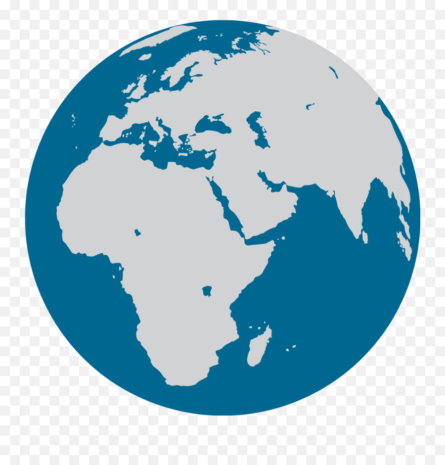 Download Hd Cna Glob Icon - Black And White Globe Logo Vector Globe Png,Glob Icon
