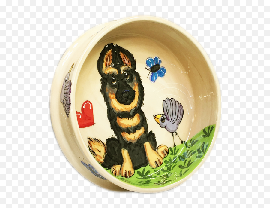 German Shepherd Dog Bowl - Serving Platters Png,Color Icon™ Rainbow Highlighter