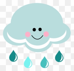 Download Hd Storm Clouds Clipart - Cute Rain png