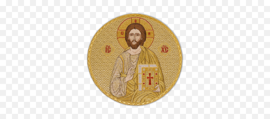 Gold In Colored Clothes - Christian Cross Png,Icon Of Christ Pantocrator Sinai