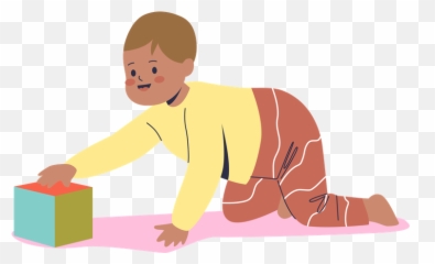 Kid With Cube Toy Illustrations Images U0026 Vectors - Royalty Free Baby Crawling png