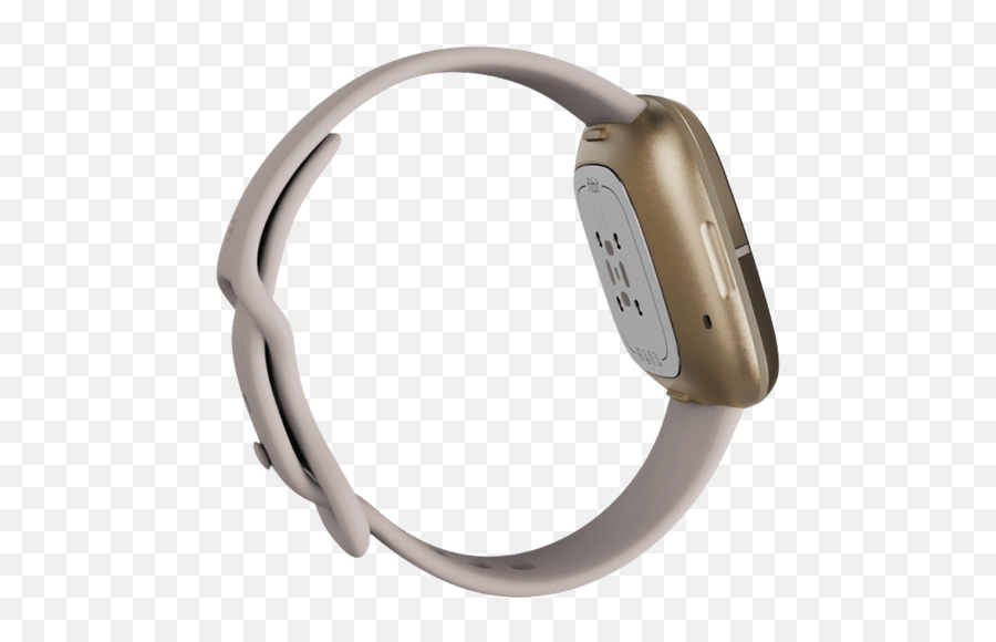 Fitbit Sense - Lunar Whitesoft Gold Solid Png,Jawbone Icon Hd Charger