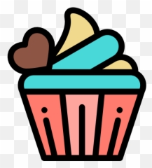 Cupcake - Free food icons Icon Png Color