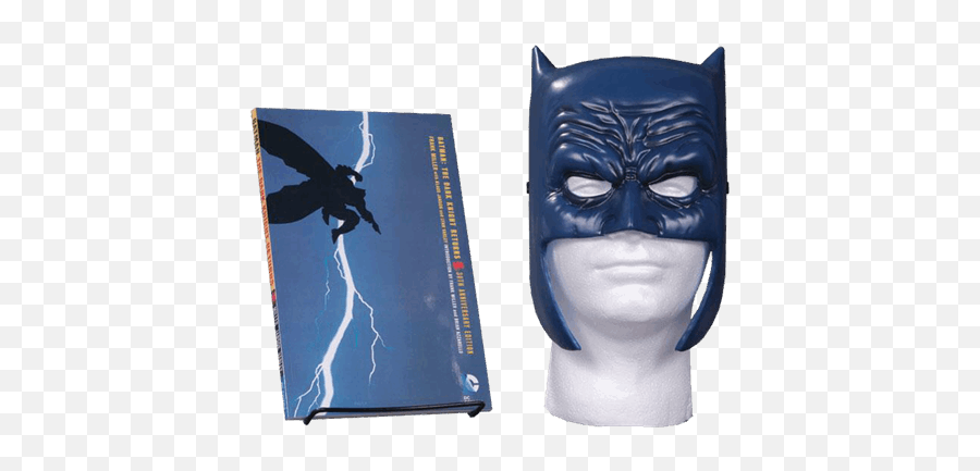 Dc Comics - Batman The Dark Knight Returns Book U0026 Mask Set Batman The Dark Knight Returns Mask Png,Batman Mask Transparent