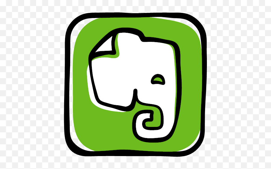Elephant Evernote Media Memory Network Notebook Social Icon Png