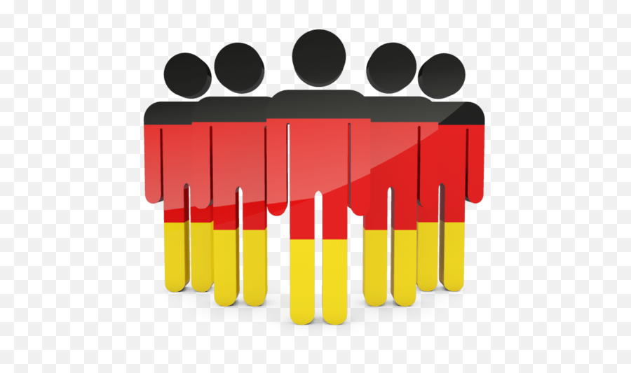 People Icon Illustration Of Flag Germany - Tanzania People And Flag Png,Germany Png