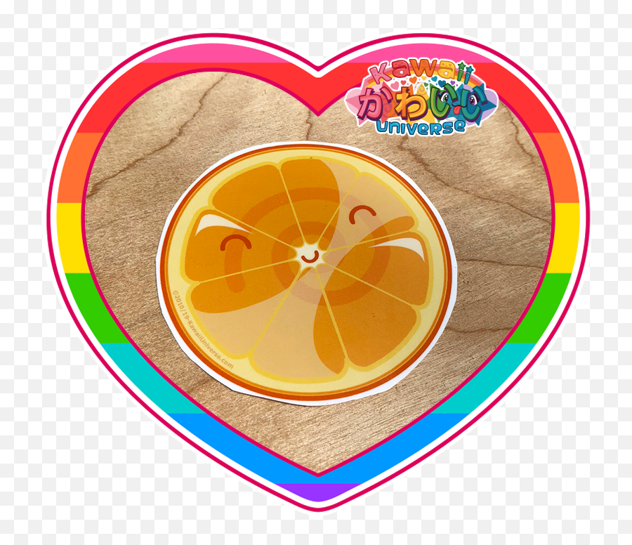 Kawaii Universe - Cute Fruits Designer Products U2014 Kawaii Portable Network Graphics Png,Orange Slice Png
