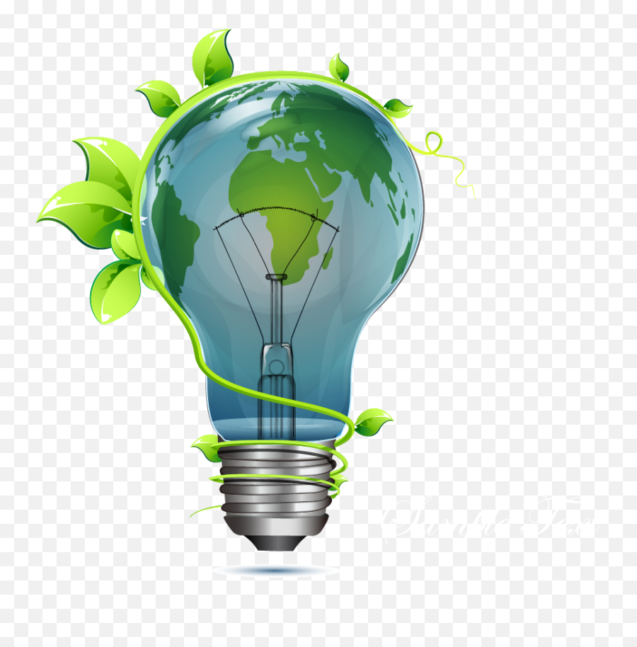 Earth Light Bulb Transparent Png Image - Energy Saved Is Energy Generated,Light Bulb Transparent Png
