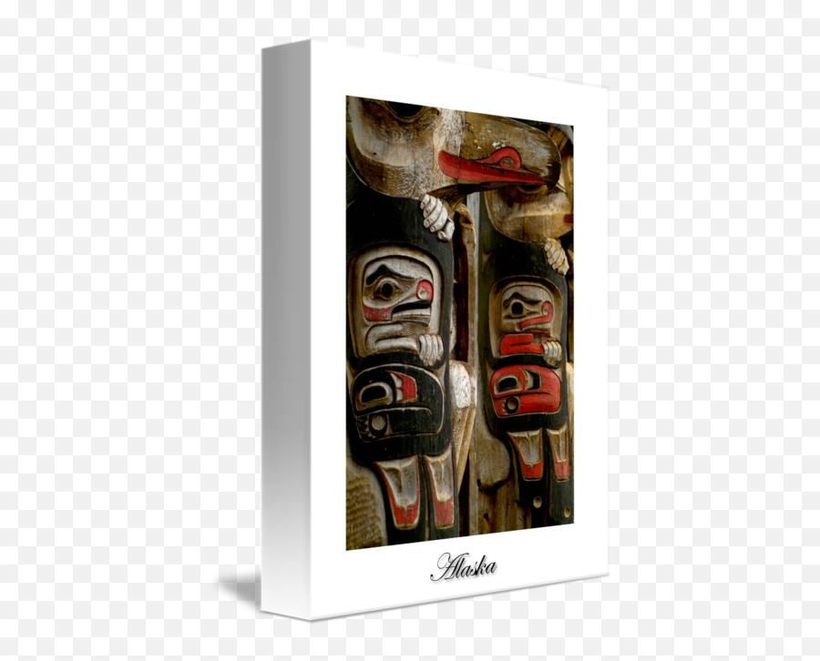 Totem Poles Kake Alaska By Edmund Lowe - Modern Art Png,Totem Pole Png