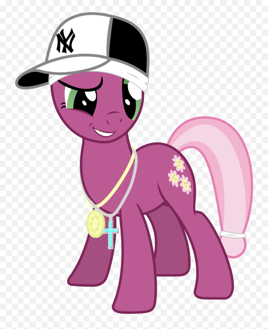 Download Up1ter Cheerilee Hat Mc Hammer New York Yankees - Cursed My Little Pony Png,Yankees Png