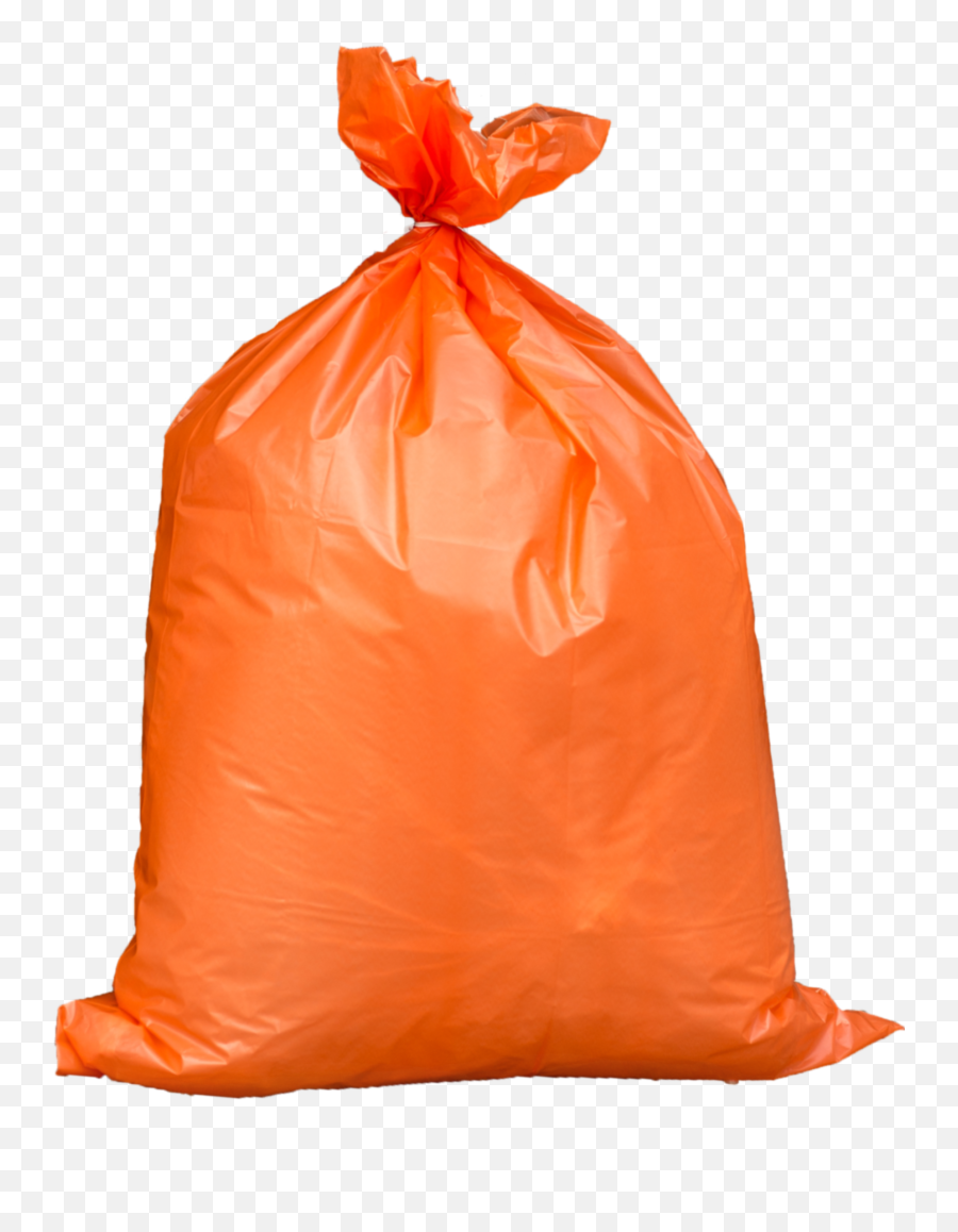 42 Gallon Contractor Trash Bags - Garbage Orange Bags Png,Plastic Bag Png