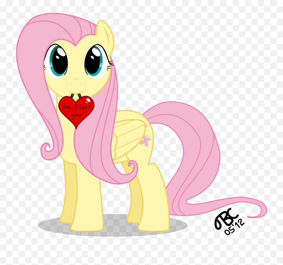 Heartwarming Moment With Fluttershy V2 - Fimfiction Love You Mlp Png,Fluttershy Png