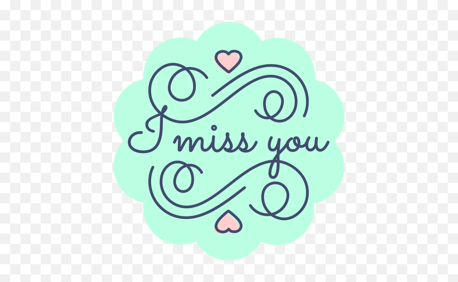 I Miss You Sticker - Transparent Png U0026 Svg Vector File Hello Yellow,Stickers Png