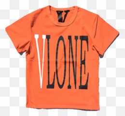Download Hd Vlone Staples Tee - Vlone Austin Pop Up Vlone Long Sleeve White Png,Vlone Logo Png