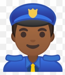 Download Svg Png - Police Woman Icon Png Emoji Policial Png,Police Siren Png