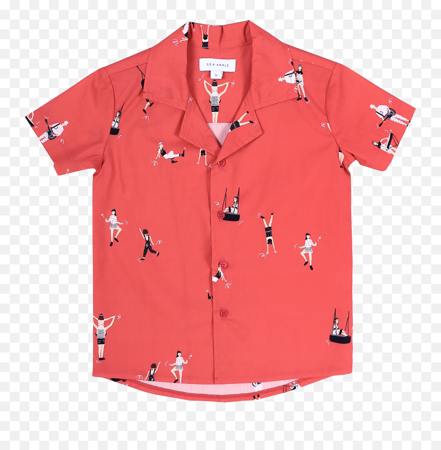 Download Lets Dance Red Hawaiian Shirt - Polo Shirt Png,Hawaiian Shirt Png