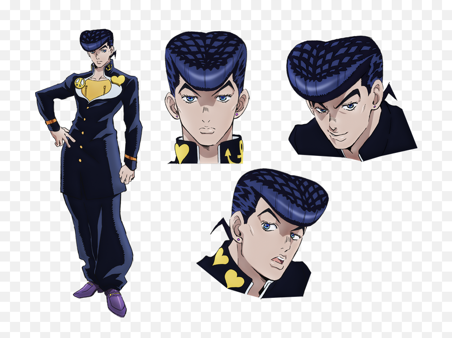 Josuke Higashikata From Jojou0027s Bizarre Adventure Diamond Is - Jojo Part 4 Main Character Png,Joseph Joestar Png