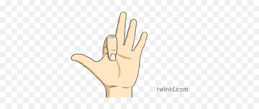 Open Hand With Index Finger Bent Exercise Ks2 Illustration - Hand Illustration Png,Pointer Finger Png