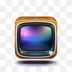 56 Mobile App Icons For Ios Icon - Retro Tv Transparent png