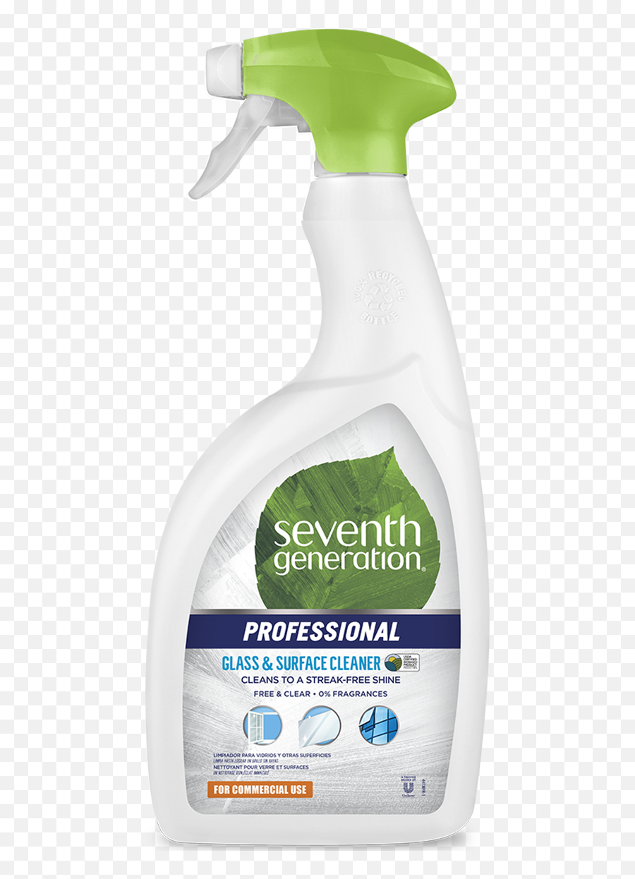Glass U0026 Surface Cleaner 832 Oz Unilever Professional - Seventh Generation Png,Glass Shine Png