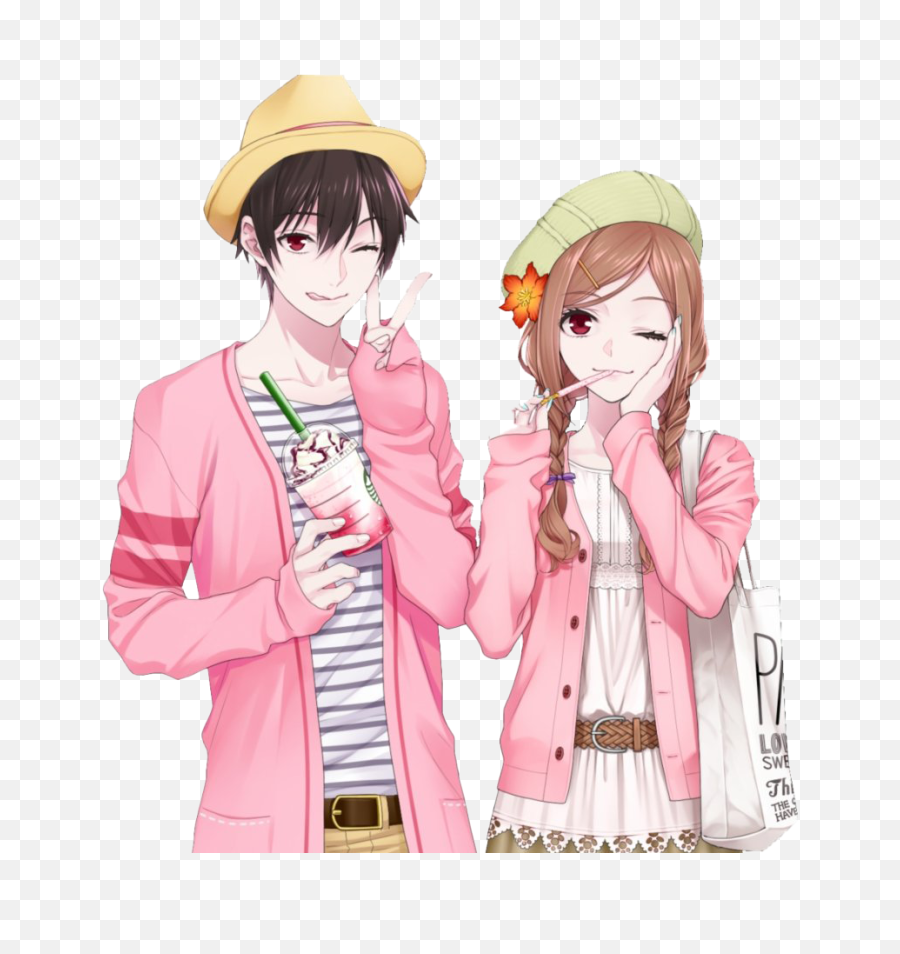Anime Couple Png - Sweet Cute Anime Couples,Anime Couple Transparent