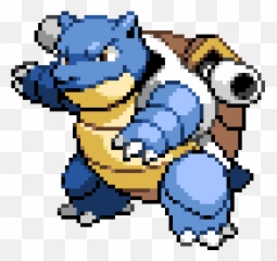 Blastoise - Blastoise Pixel Art Png,Blastoise Png