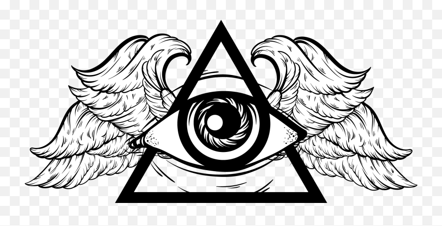 Download All Seeing Eye Angel Wings - All Seeing Eye Png Wings,All Seeing Eye Png