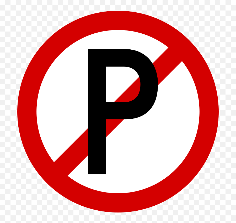 Free No Parking Sign Png Download - No U Turn Sign Png,Parking Png