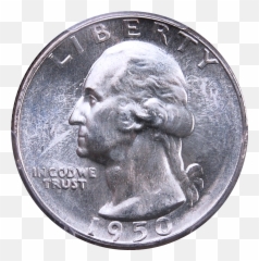 1950 P Quarter Value - 1944 Quarter Png,Quarter Png
